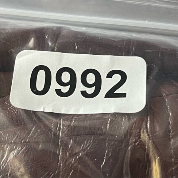 Avec Les Filles Women's Croc-Embossed Mini Dress Chocolate Brown Size 14 - Picture 16 of 16